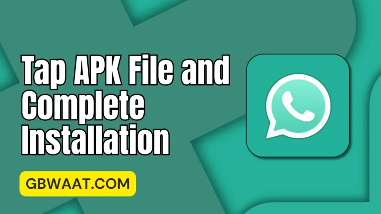 Tap APK File and Complete Installation