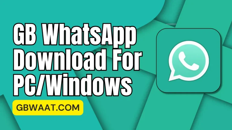GB WhatsApp Download For PCWindows (1)